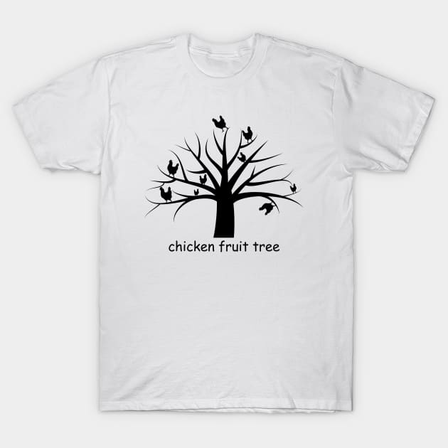 Jokes Chicken Tree T-Shirt by ahmadzakiramadhan